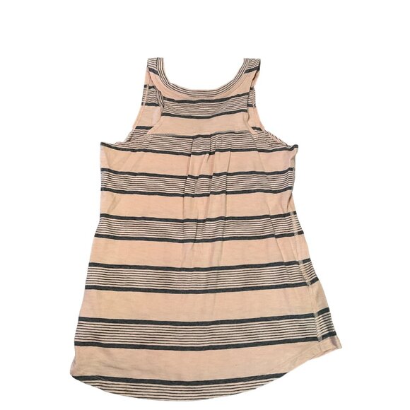 The North Face Distressed Flesh/Gray Striped Tank Top Women's Size Small - Picture 5 of 6